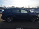 2021 Toyota Highlander Platinum Синий vin: 5TDFZRBH9MS126402