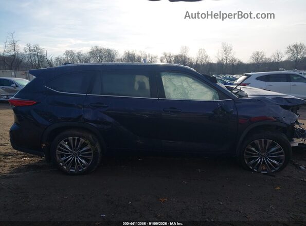5TDFZRBH9MS126402 2021 TOYOTA HIGHLANDER Синий Вид щитка приборов