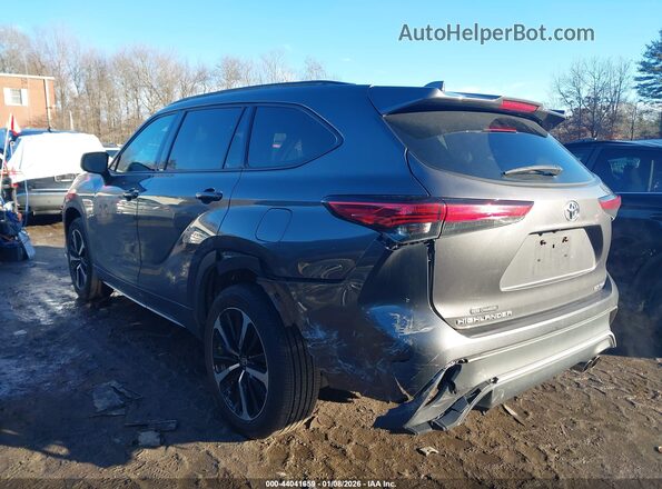 5TDJZRBH6MS104237 2021 TOYOTA HIGHLANDER Серый Задняя левая четверть