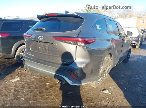 5TDJZRBH6MS104237 2021 TOYOTA HIGHLANDER Серый Задняя правая четверть