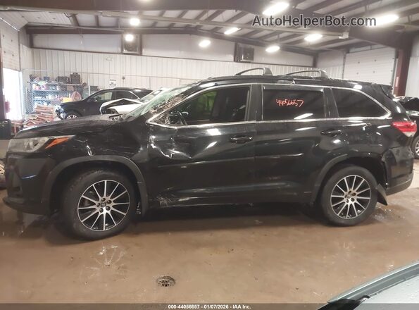 5TDJZRFH2HS416930 2017 TOYOTA HIGHLANDER Черный Панорамный вид салона 360°