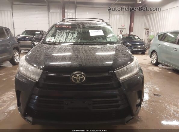 5TDJZRFH2HS416930 2017 TOYOTA HIGHLANDER Черный Вид щитка приборов