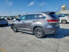 2017 Toyota Highlander Se Серый vin: 5TDJZRFH2HS467473
