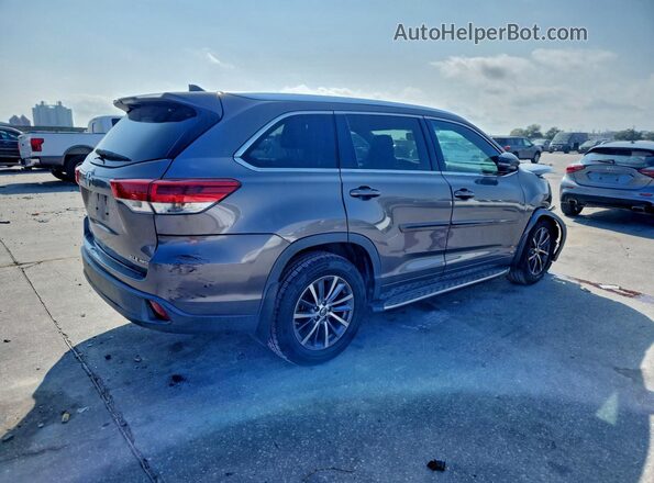 5TDJZRFH2HS467473 2017 TOYOTA HIGHLANDER Серый Задняя правая четверть