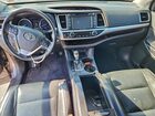 2017 Toyota Highlander Se Серый vin: 5TDJZRFH2HS467473