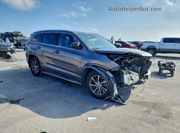 5TDJZRFH2HS467473 2017 TOYOTA HIGHLANDER Серый Передняя правая четверть