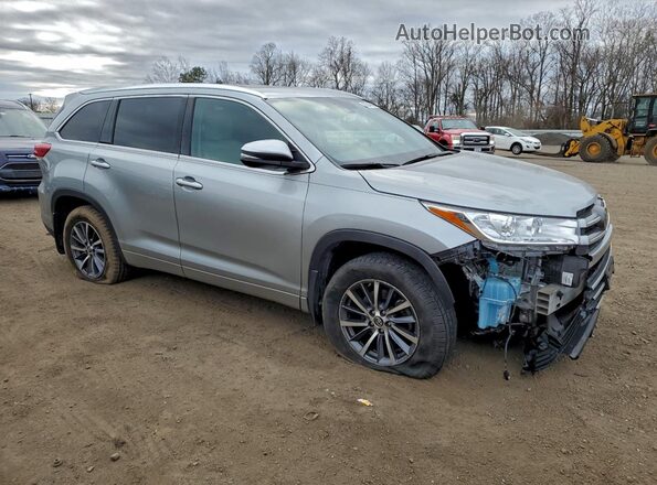 5TDJZRFH4HS383705 2017 TOYOTA HIGHLANDER Gray წინა მარჯვენა