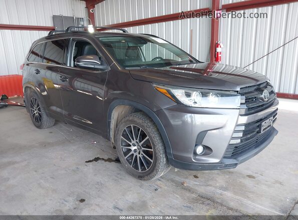 5TDJZRFH5JS812954 2018 TOYOTA HIGHLANDER Gray Передня права чверть