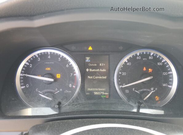 5TDJZRFH9HS482987 2017 TOYOTA HIGHLANDER Черный Вид щитка приборов