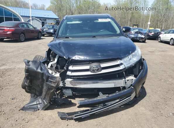 5TDJZRFH9HS482987 2017 TOYOTA HIGHLANDER Черный Вид спереди