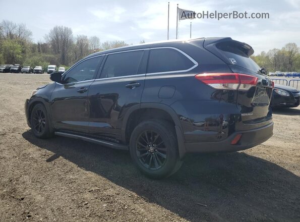 5TDJZRFH9HS482987 2017 TOYOTA HIGHLANDER Черный Задняя левая четверть