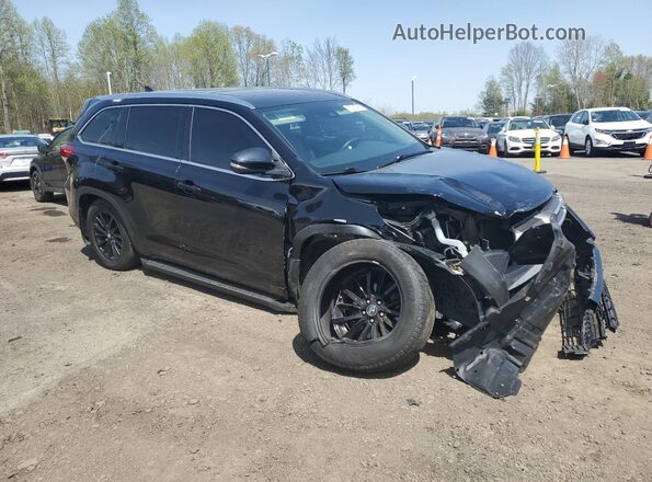 5TDJZRFH9HS482987 2017 TOYOTA HIGHLANDER Черный Передняя правая четверть