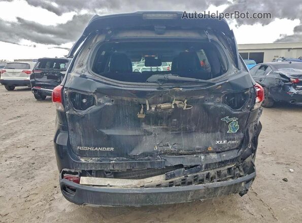 5TDJZRFHXHS406260 2017 TOYOTA HIGHLANDER Black Vista trasera