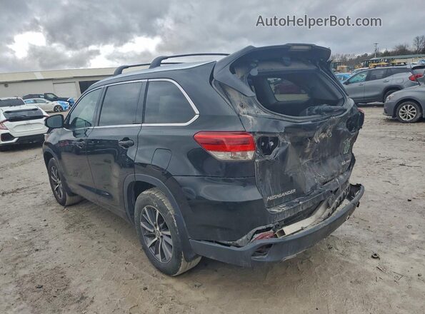 5TDJZRFHXHS406260 2017 TOYOTA HIGHLANDER Black Trasero izquierdo