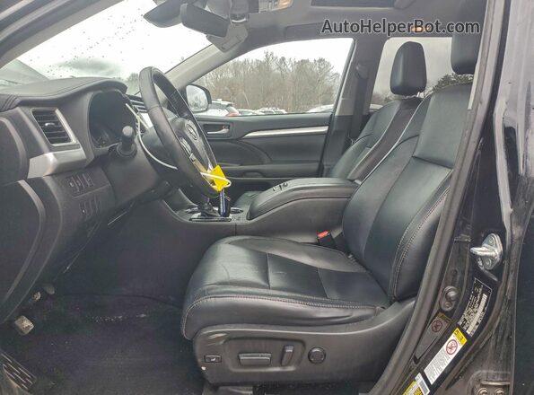 5TDJZRFHXHS406260 2017 TOYOTA HIGHLANDER Black Vista interior delantera
