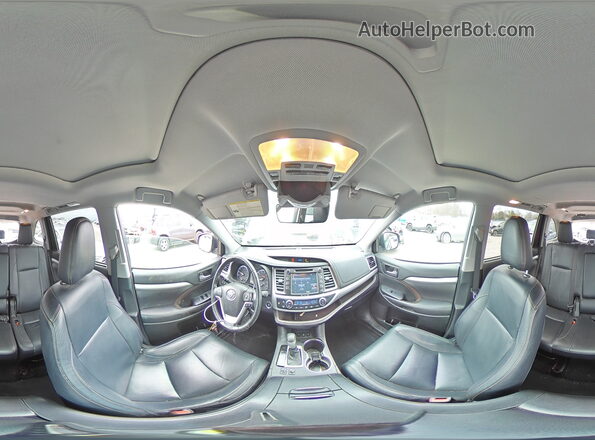5TDJZRFHXHS406260 2017 TOYOTA HIGHLANDER Black Vista interior de 360 grados