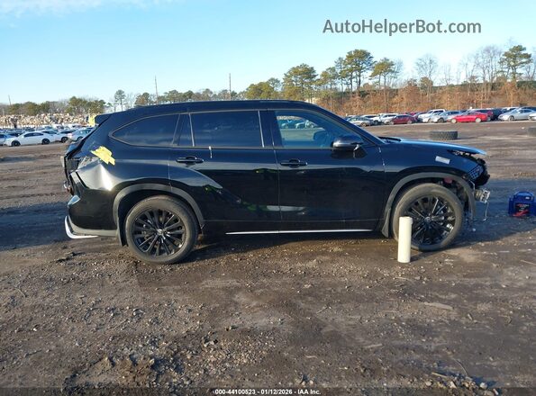 5TDKDRBH4SS583841 2025 TOYOTA HIGHLANDER Черный Вид задней части салона