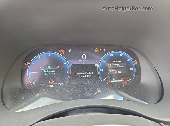 5TDKDRBH7SS577080 2025 TOYOTA LE Угольный Вид щитка приборов