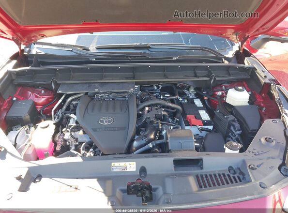 5TDKDRBH8SS583339 2025 TOYOTA HIGHLANDER Maroon Widok z tyłu