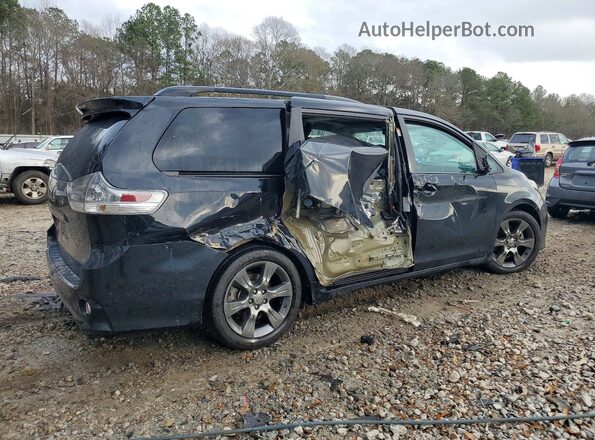 5TDXK3DC3GS715618 2016 TOYOTA SIENNA Черный Задняя правая четверть