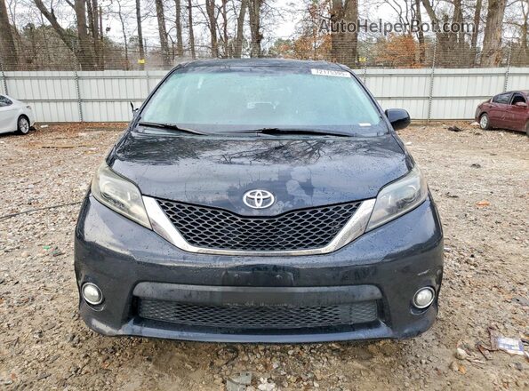 5TDXK3DC3GS715618 2016 TOYOTA SIENNA Черный Вид спереди