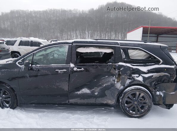 5TDXRKEC2NS075371 2022 TOYOTA SIENNA Черный Панорамный вид салона 360°