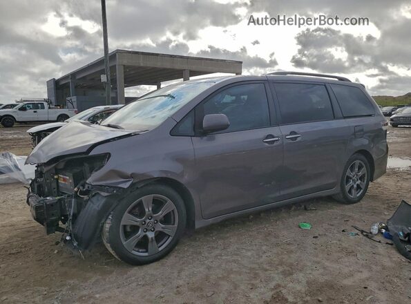 5TDXZ3DC5JS937869 2018 TOYOTA SIENNA Угольный Передняя левая четверть