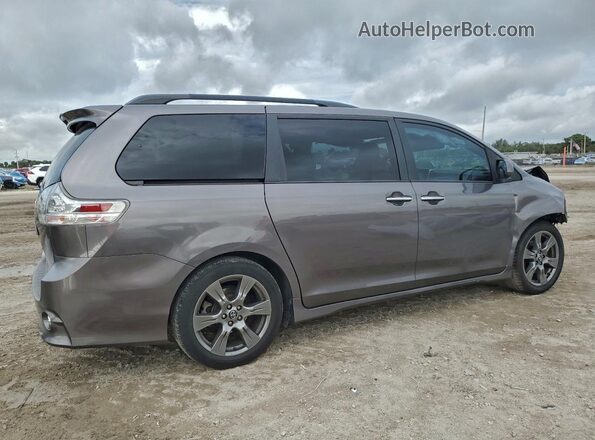 5TDXZ3DC5JS937869 2018 TOYOTA SIENNA Угольный Задняя правая четверть