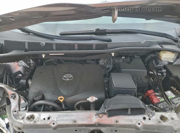 5TDXZ3DC5JS937869 2018 TOYOTA SIENNA Угольный Вид подкапотного пространства