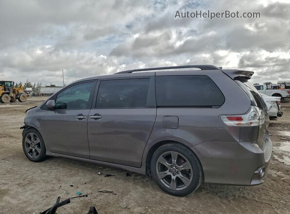 5TDXZ3DC5JS937869 2018 TOYOTA SIENNA Угольный Задняя левая четверть