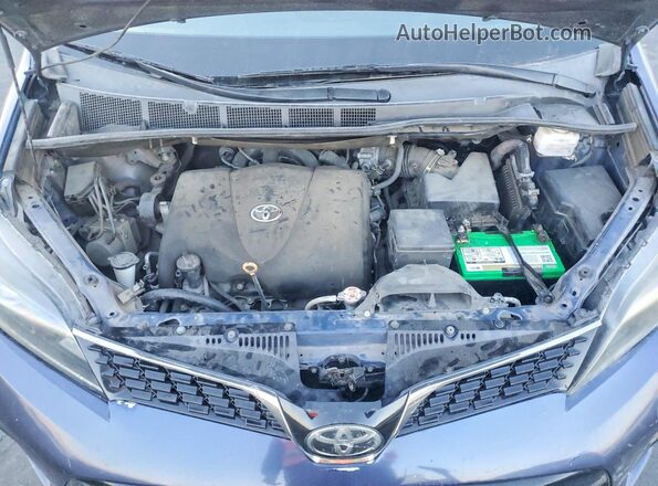 5TDXZ3DC7JS951305 2018 TOYOTA SIENNA Blue ძრავის განყოფილების ხედი