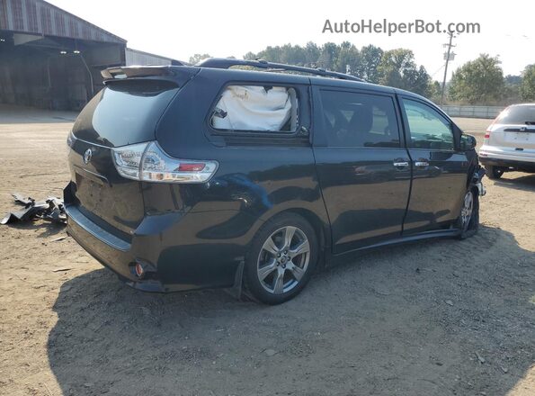 5TDXZ3DCXJS949418 2018 TOYOTA SIENNA Черный Задняя правая четверть