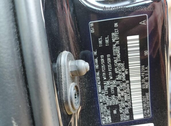 5TDXZ3DCXJS949418 2018 TOYOTA SIENNA Черный Панорамный вид салона 360°