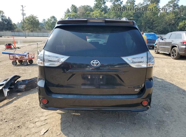 5TDXZ3DCXJS949418 2018 TOYOTA SIENNA Черный Вид сзади