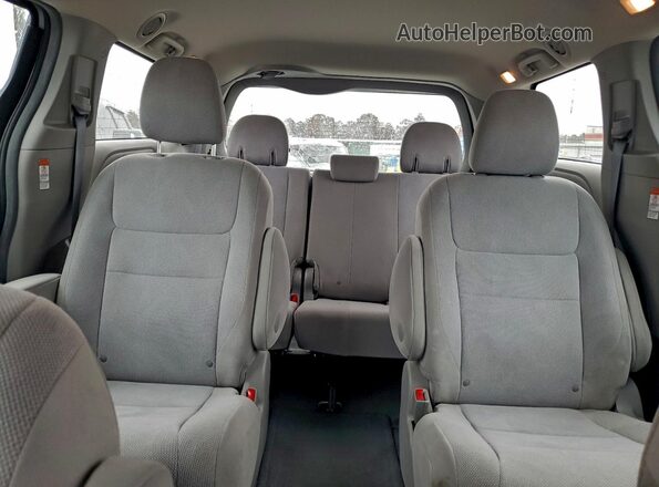 5TDZK3DC1GS740722 2016 TOYOTA SIENNA Серебряный Вид задних сидений
