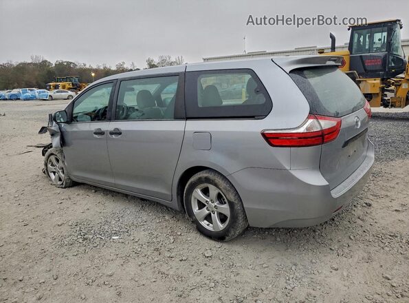 5TDZK3DC1GS740722 2016 TOYOTA SIENNA Серебряный Задняя левая четверть