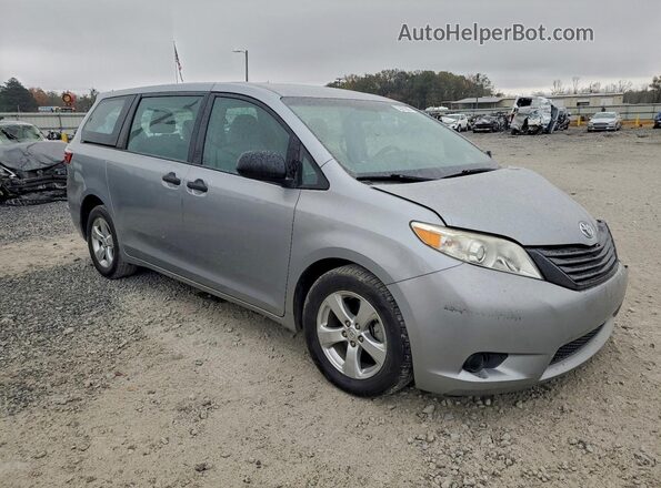 5TDZK3DC1GS740722 2016 TOYOTA SIENNA Серебряный Передняя правая четверть