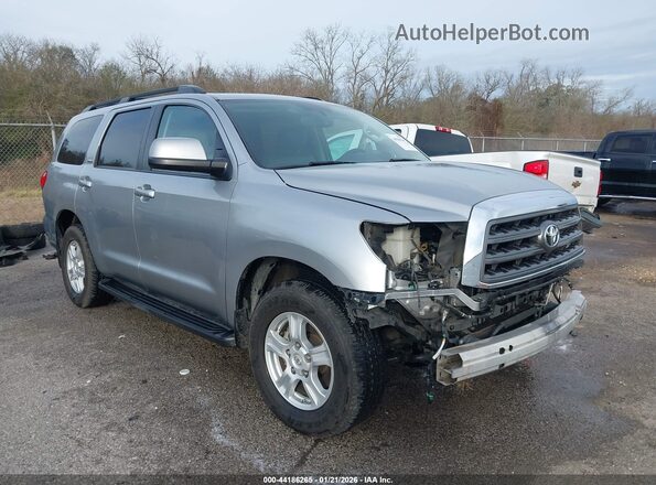 5TDZY5G17GS066063 2016 TOYOTA SEQUOIA Серебряный Передняя правая четверть