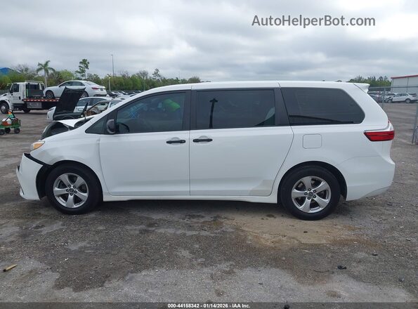 5TDZZ3DC3JS913756 2018 TOYOTA SIENNA Белый Панорамный вид салона 360°