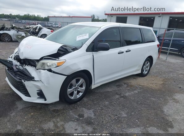 5TDZZ3DC3JS913756 2018 TOYOTA SIENNA Белый Передняя левая четверть