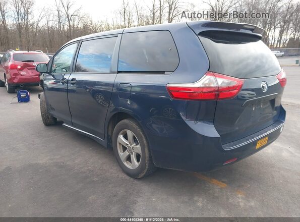 5TDZZ3DC6LS070476 2020 TOYOTA SIENNA Синий Задняя левая четверть