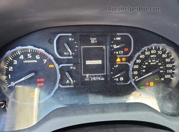 5TFAY5F17KX809175 2019 TOYOTA TUNDRA Black Instrument cluster view