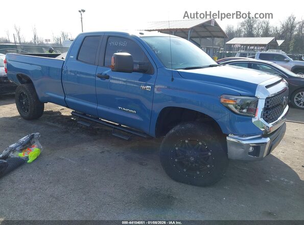 5TFCY5F18KX025225 2019 TOYOTA TUNDRA Blue წინა მარჯვენა