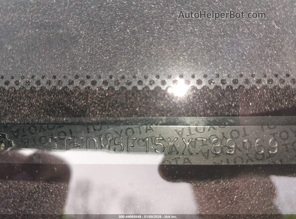 5TFDW5F15KX789169 2019 TOYOTA TUNDRA Белый Вид подкапотного пространства