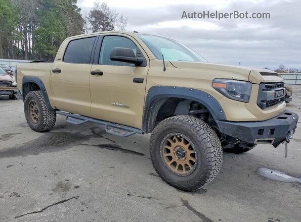 5TFDW5F16HX609965 2017 TOYOTA TUNDRA Желто-коричневый Передняя правая четверть