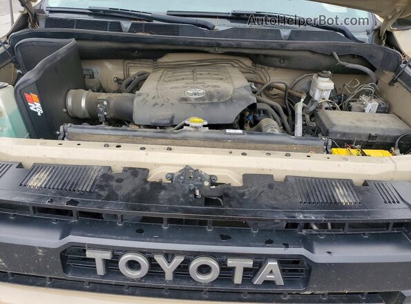 5TFDW5F16HX609965 2017 TOYOTA TUNDRA Желто-коричневый Вид задней части салона