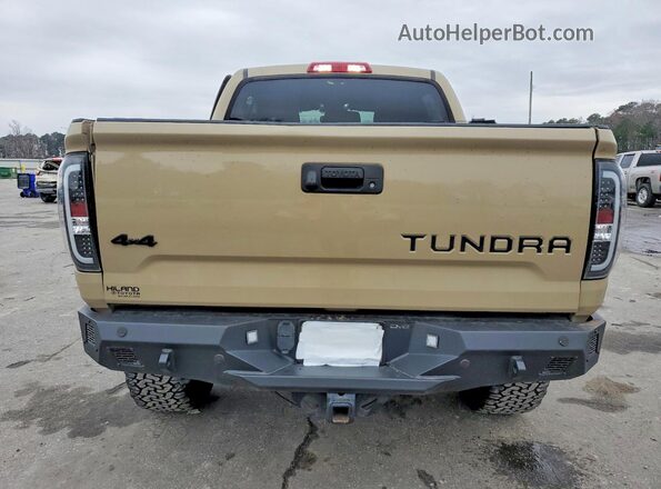 5TFDW5F16HX609965 2017 TOYOTA TUNDRA Желто-коричневый Вид сзади