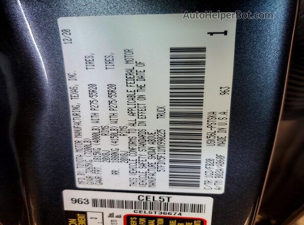 5TFDY5F11MX990225 2021 TOYOTA TUNDRA Charcoal Widok komory silnika