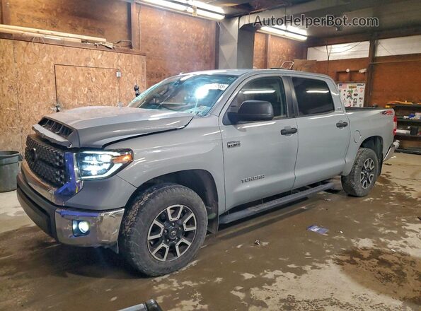 5TFDY5F1XKX859145 2019 TOYOTA TUNDRA Gray Vista tres cuartos delantera izquierda