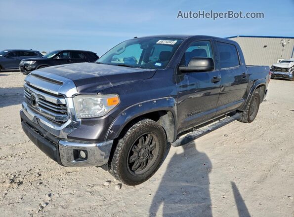 5TFEM5F15GX103987 2016 TOYOTA TUNDRA Серый Передняя левая четверть